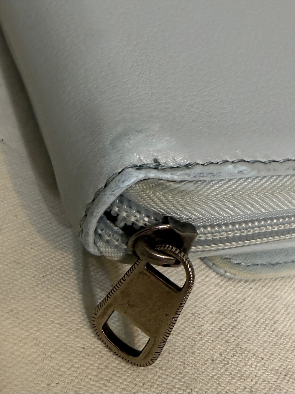 The Sak Light Blue Shoulder Bag Wristlet Wallet with Replacement Strap - Picture 8 of 16